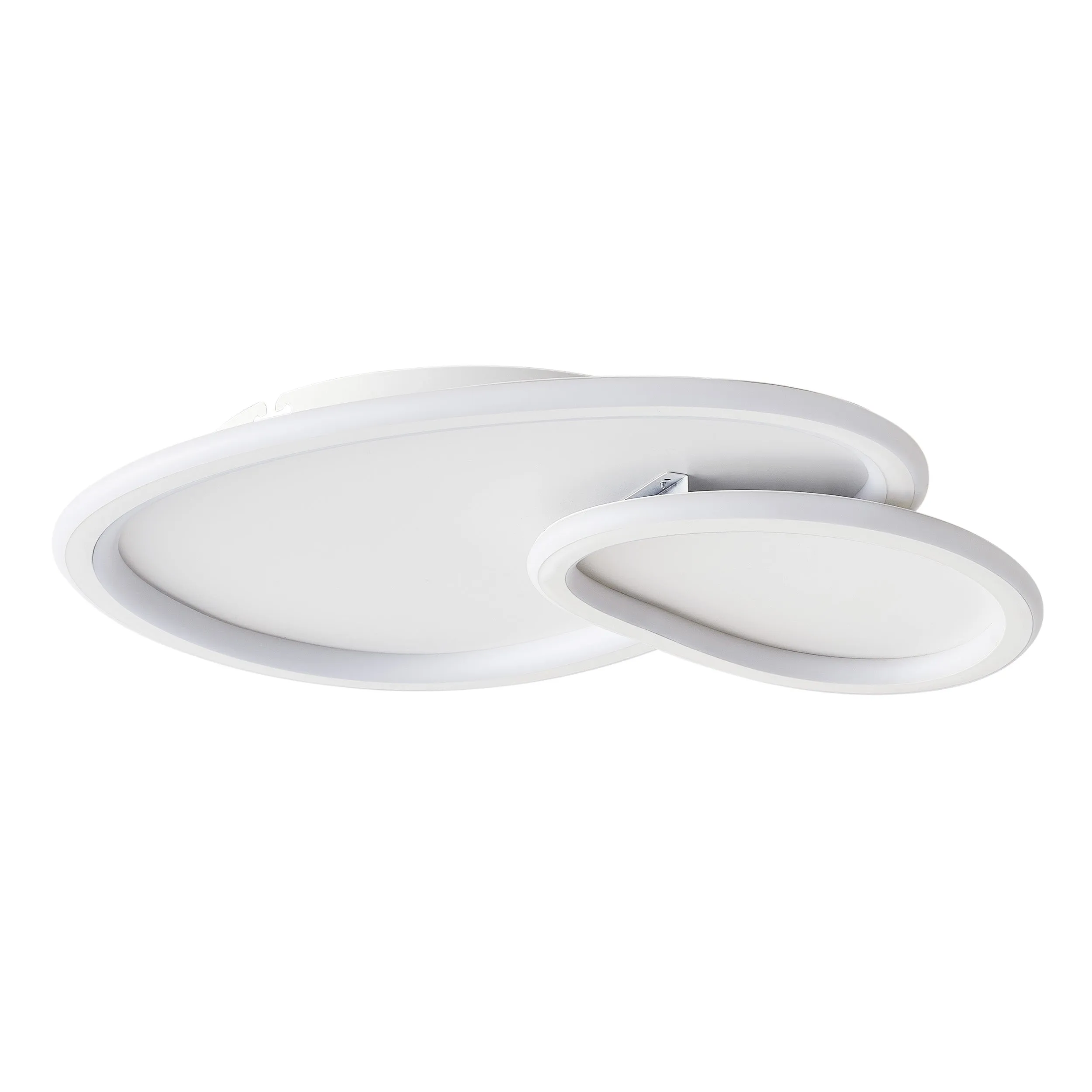 2-Lights Modern Dimmable Cloud Shape LED Flush Mount Lighting
