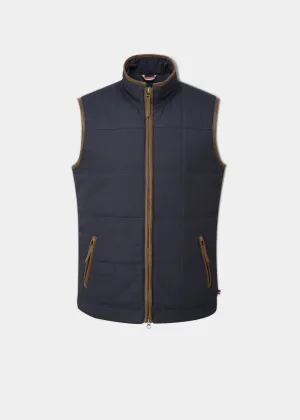 Alan Paine Kexby Mens Waistcoat - Navy
