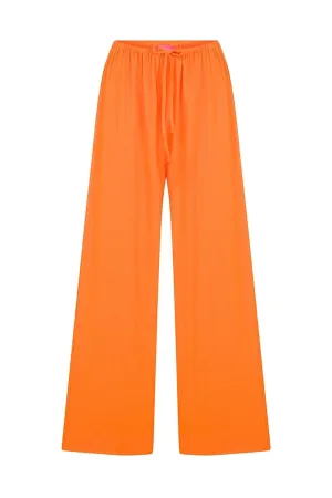 CAMELLIA ORANGE LOOSE FIT PANTS