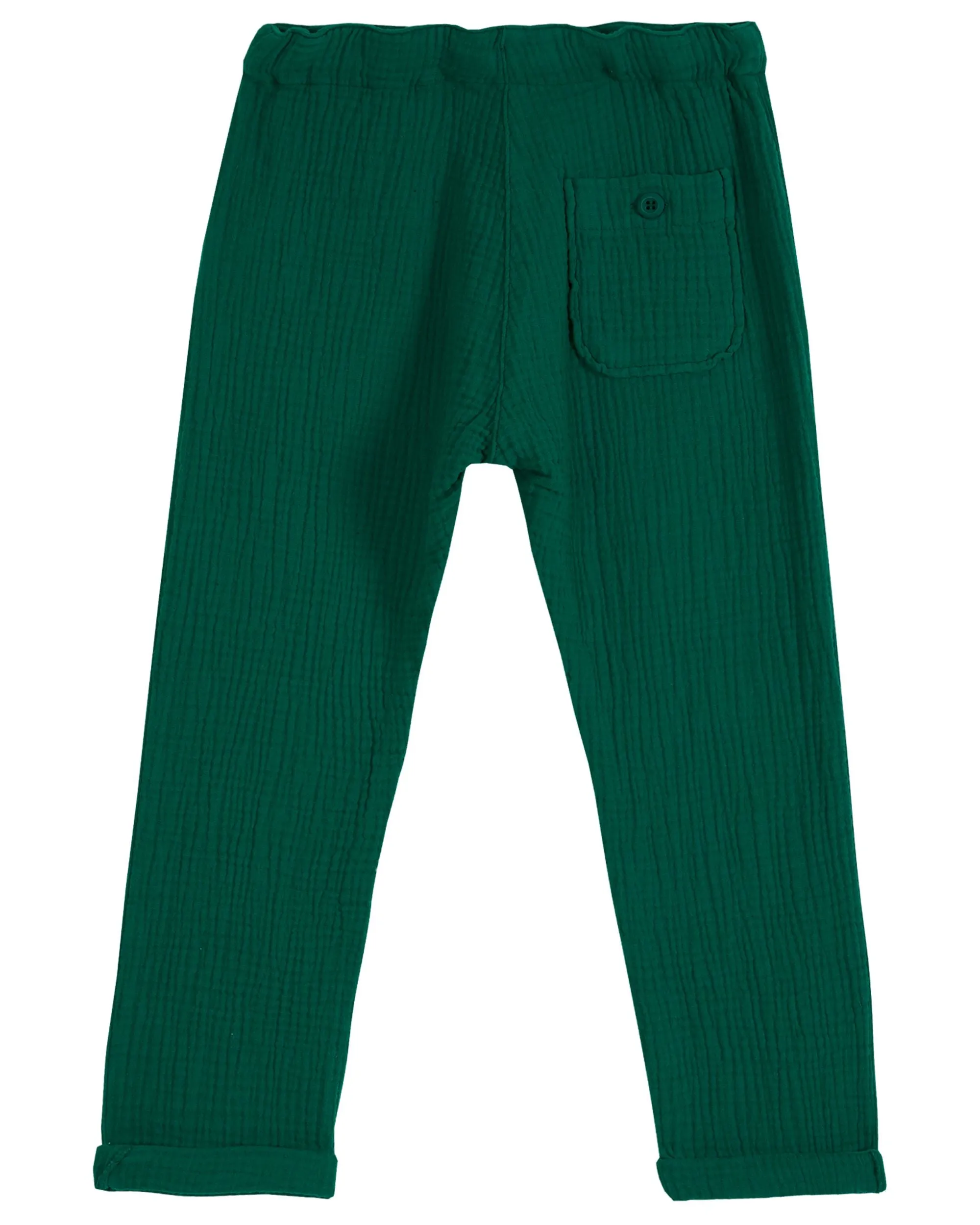 Cotton Gauze Pants - Haricot