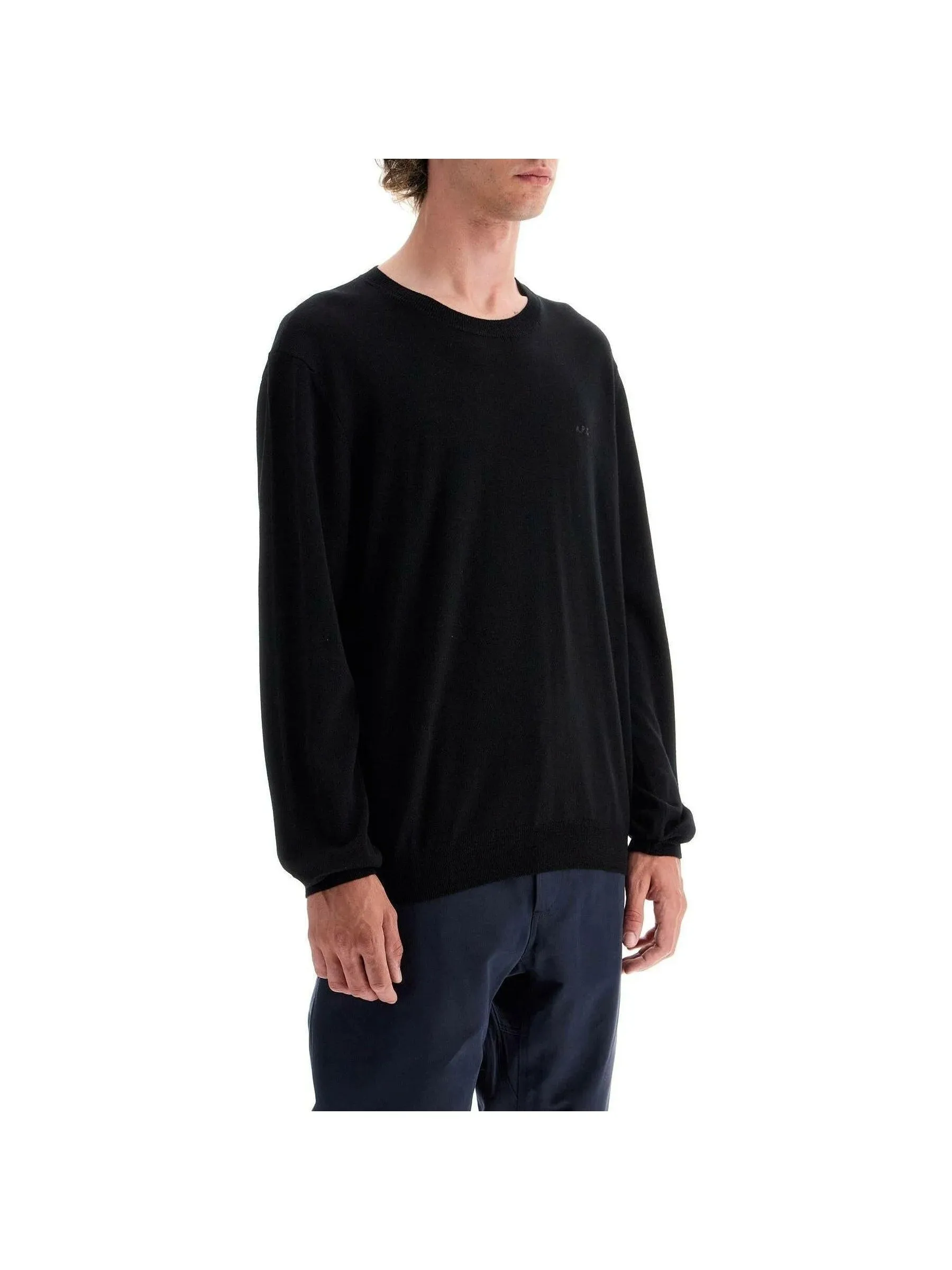 Crew Neck Wool Sweater