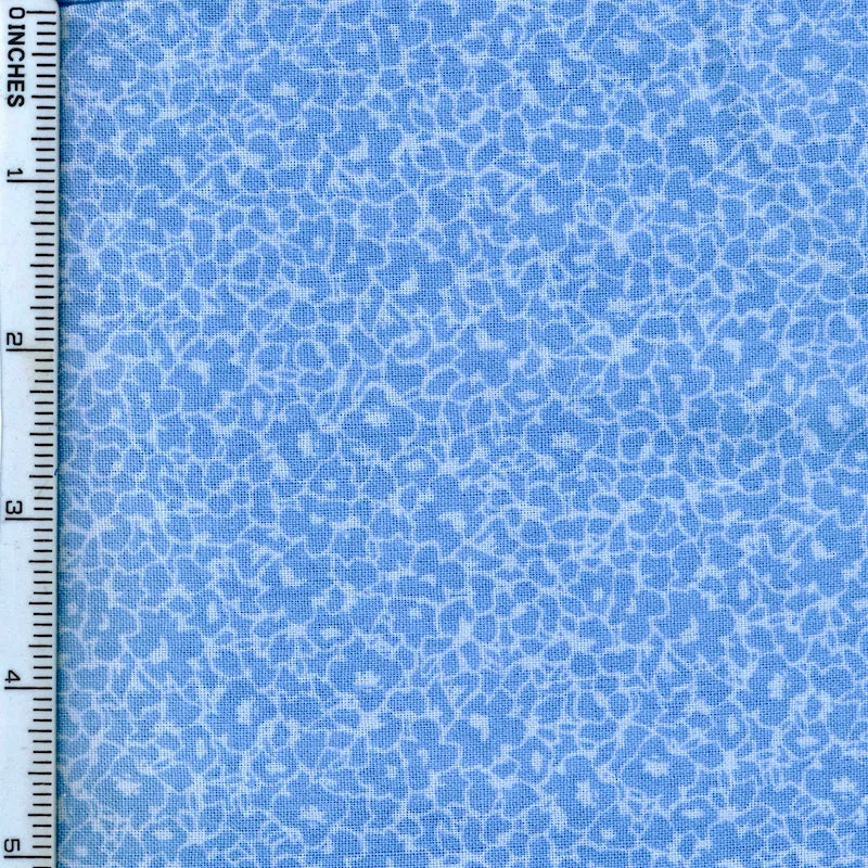 Fabric Editions Blue Belle Uccello Floral Cotton Prints
