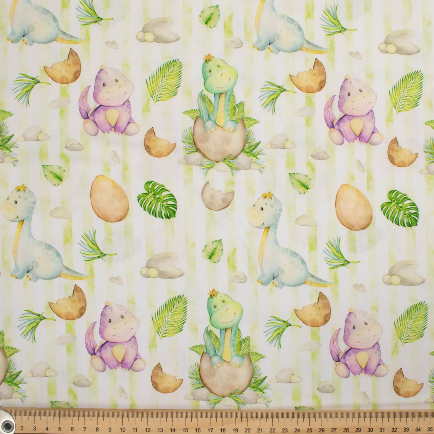 Fantasy Childhood Series Pleo Dinosaur Cotton Prints