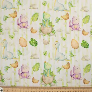 Fantasy Childhood Series Pleo Dinosaur Cotton Prints