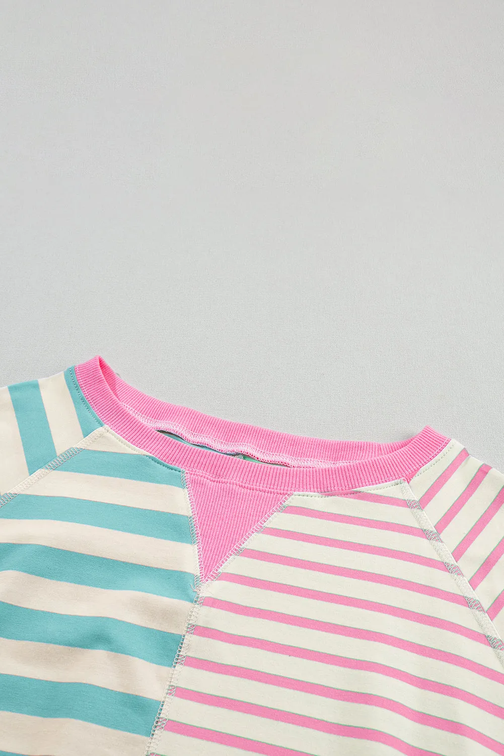 Flowy Tunic Top - Pink and Blue