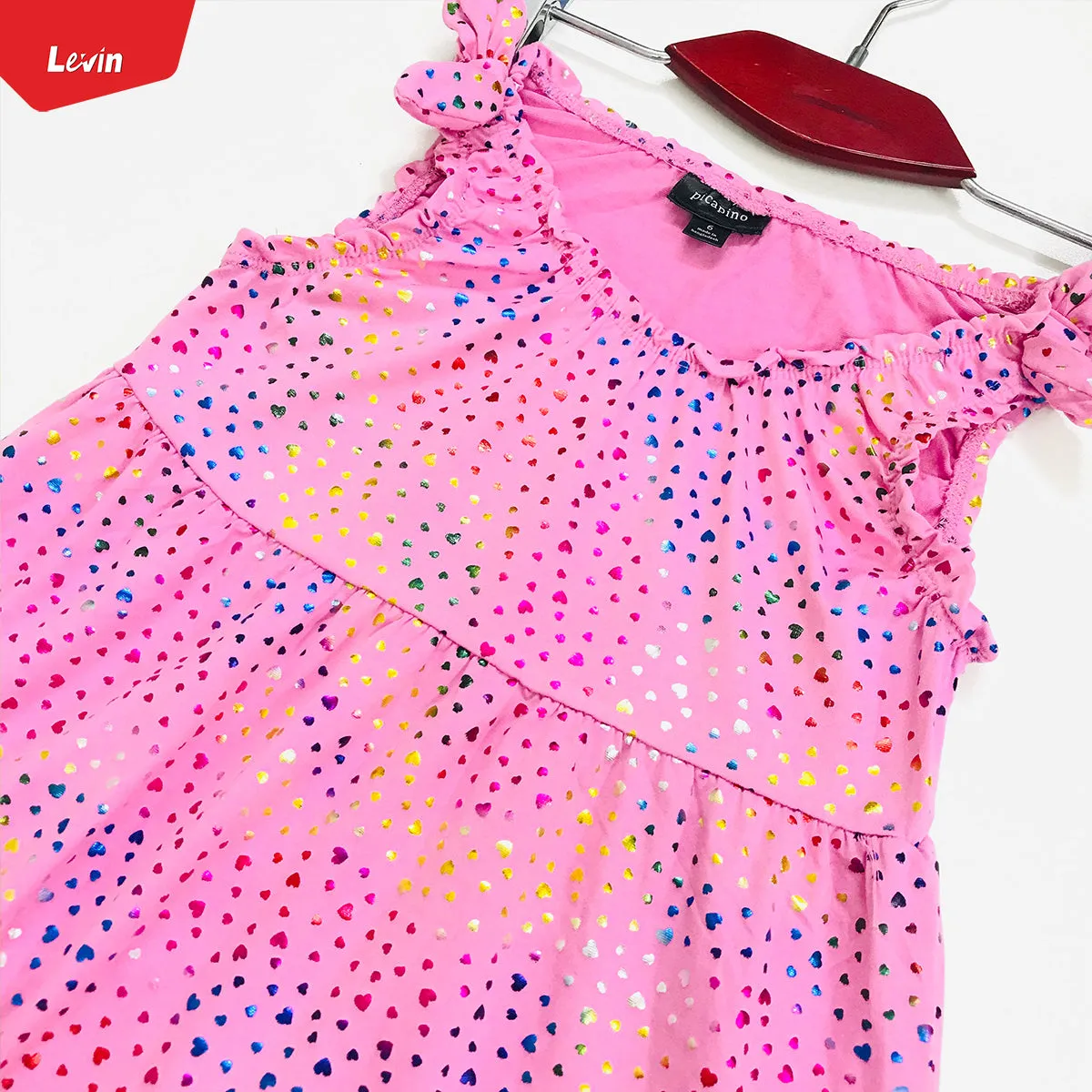 Girls Printed Summer Round Neck Sleeveless Dress