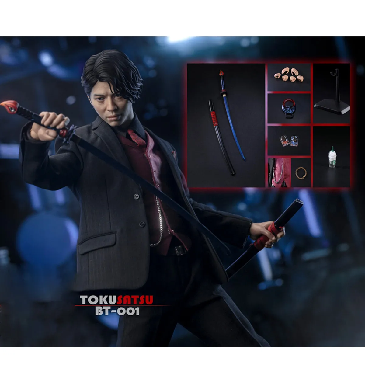 HiPlay BLADE TOYS, Dark Lonely Warrior Special Effect Hero Series, Action Figure