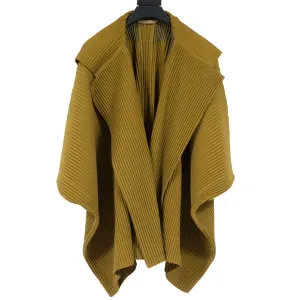 Homme Plisse Mustard Green Hooded Jacket