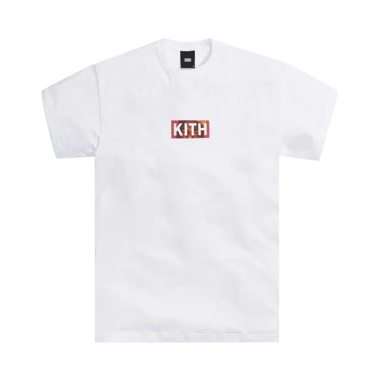 Kith For The Notorious B Hypnotize Classic Logo Tee 'White', white