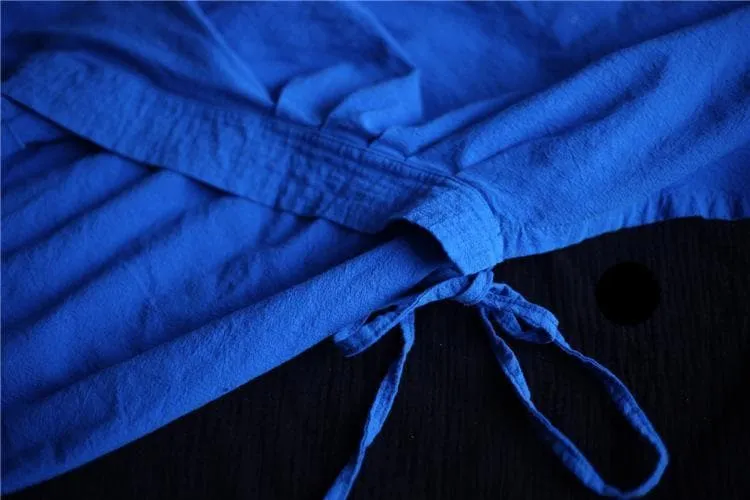 Long Linen Wrap Cardigan  | Zen