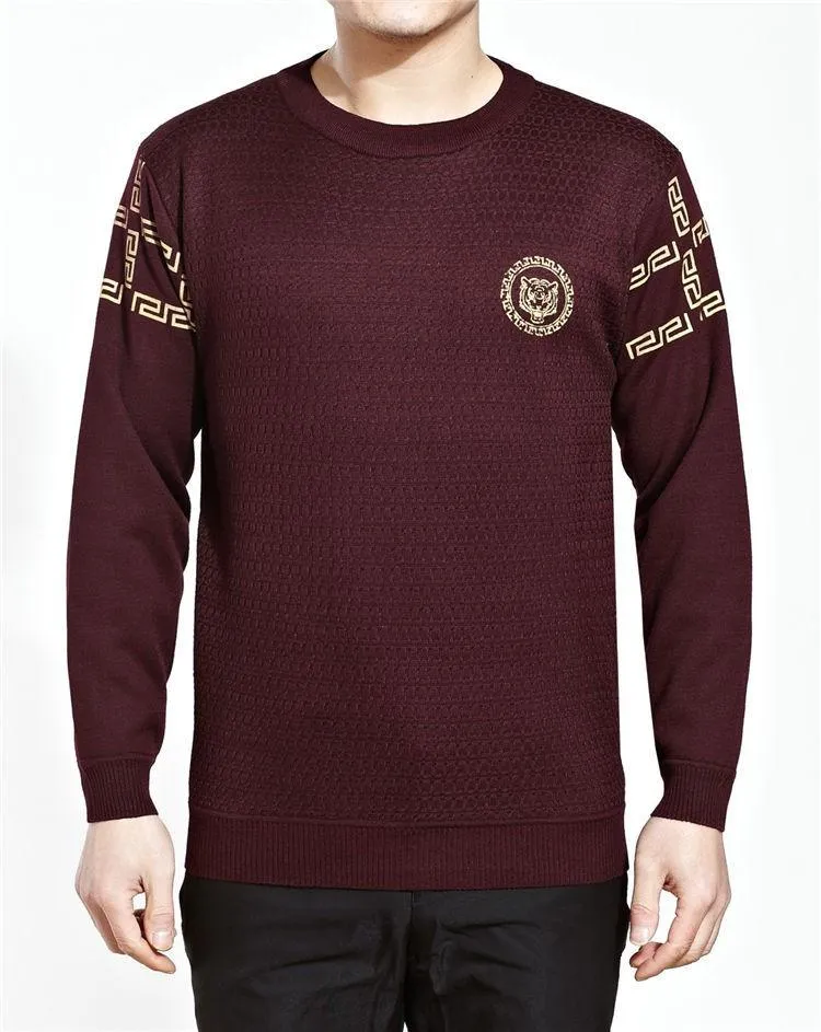 Man's Long Sleeve O-Neck Sweater