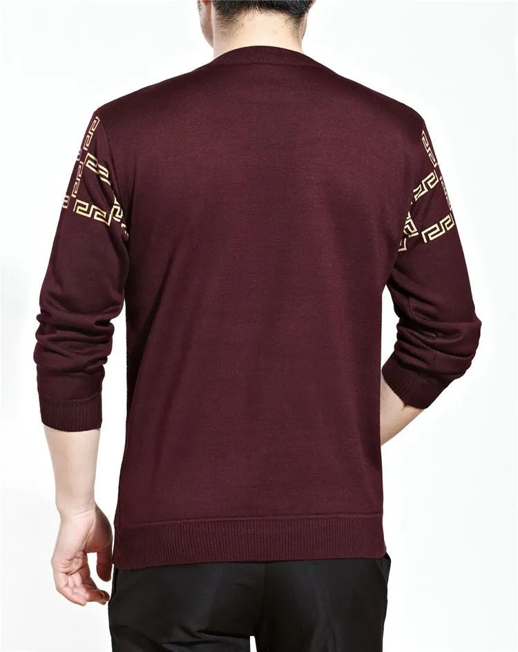 Man's Long Sleeve O-Neck Sweater