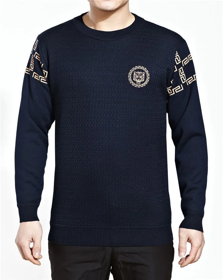 Man's Long Sleeve O-Neck Sweater