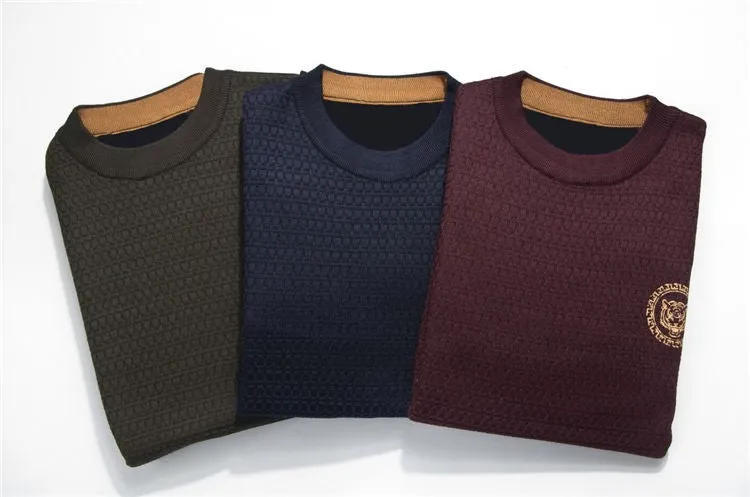 Man's Long Sleeve O-Neck Sweater