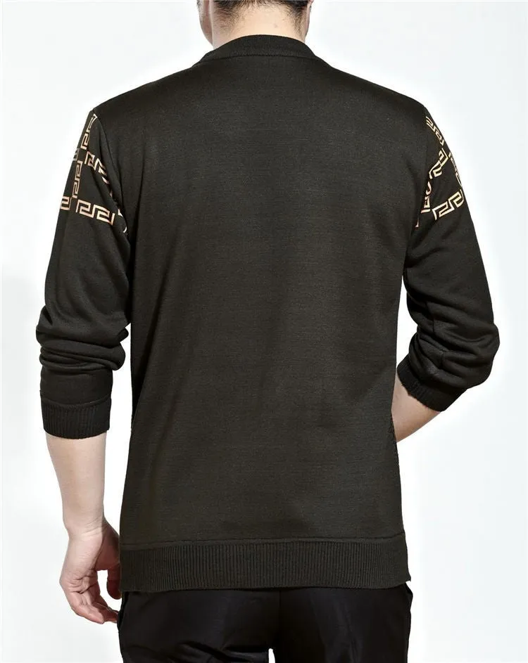 Man's Long Sleeve O-Neck Sweater