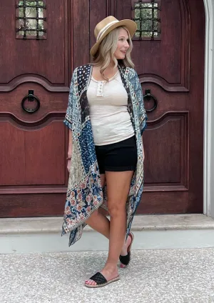 Multi Flowy Kimono