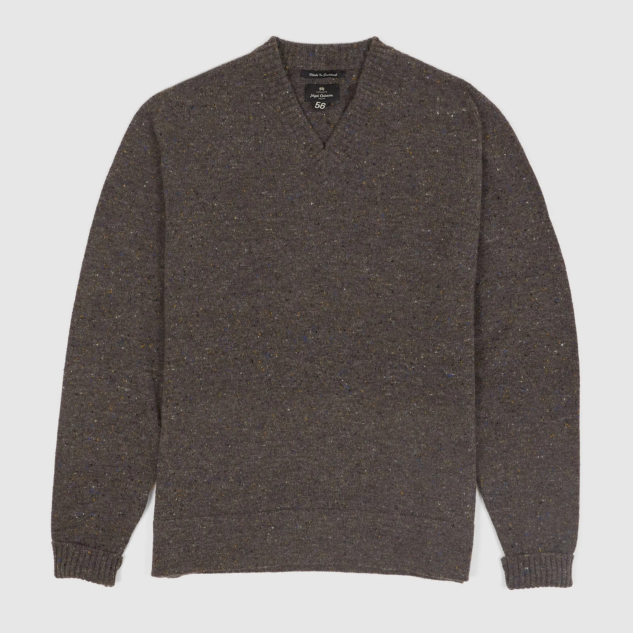 Nigel Cabourn V-Neck Wool Jumper