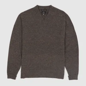 Nigel Cabourn V-Neck Wool Jumper