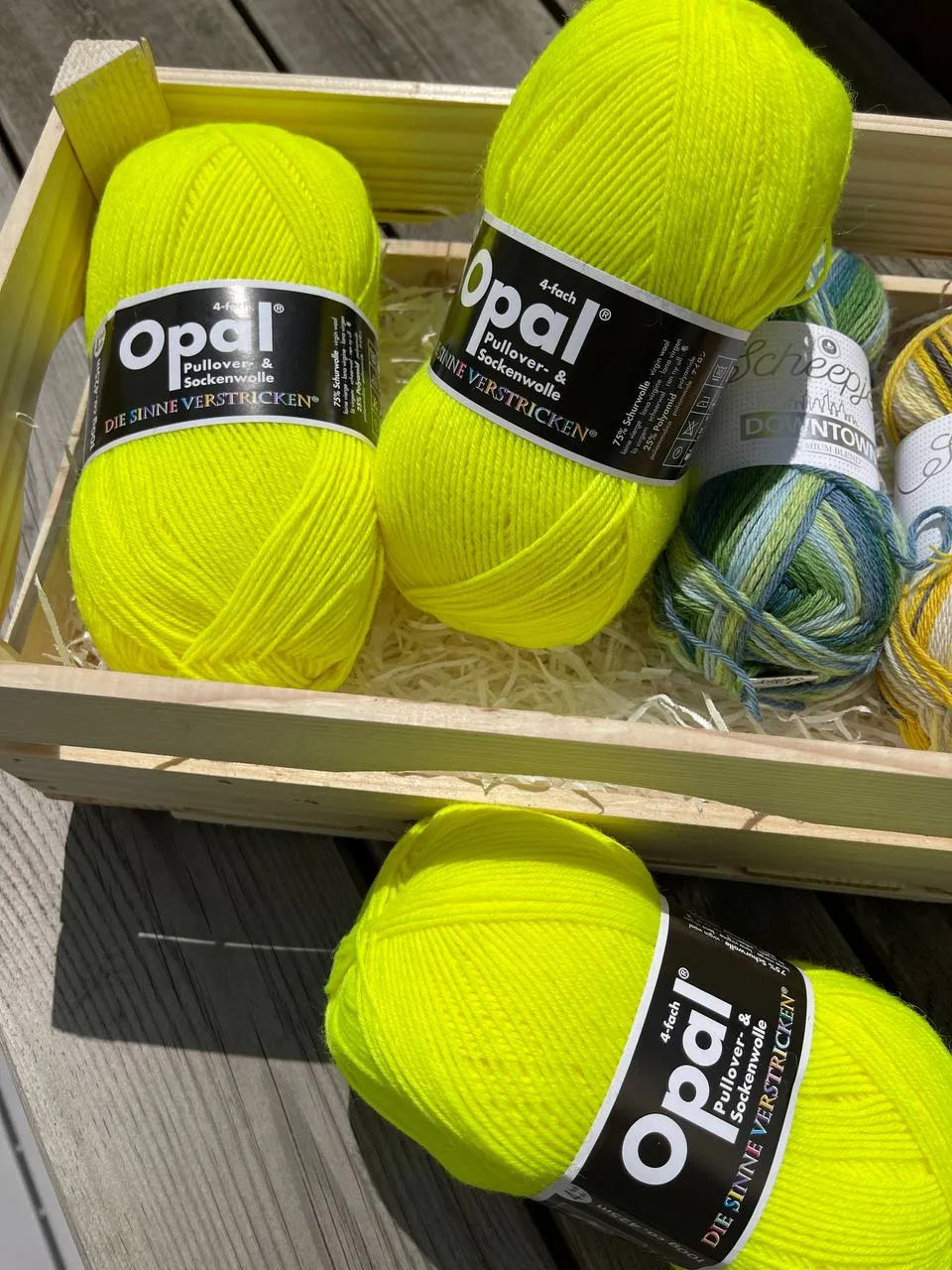 Opal Uni Sonnengelb