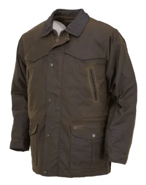 Outback Trading Company Men’s Brown Pathfinder Oilskin Coat Jacket 2707-BRN