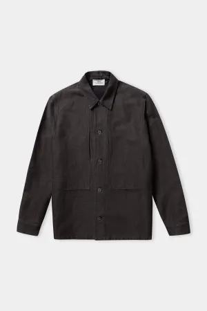 OWE overshirt winter linen steel