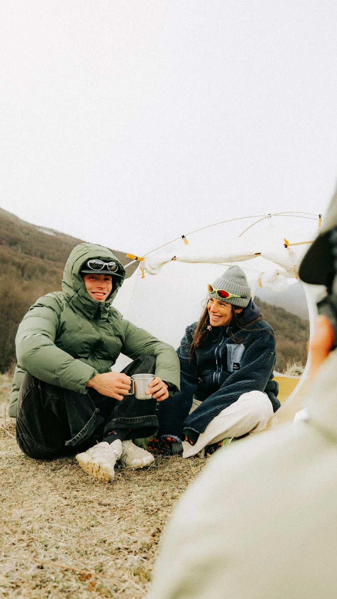 PUFFER PARKA NEST CAQUI