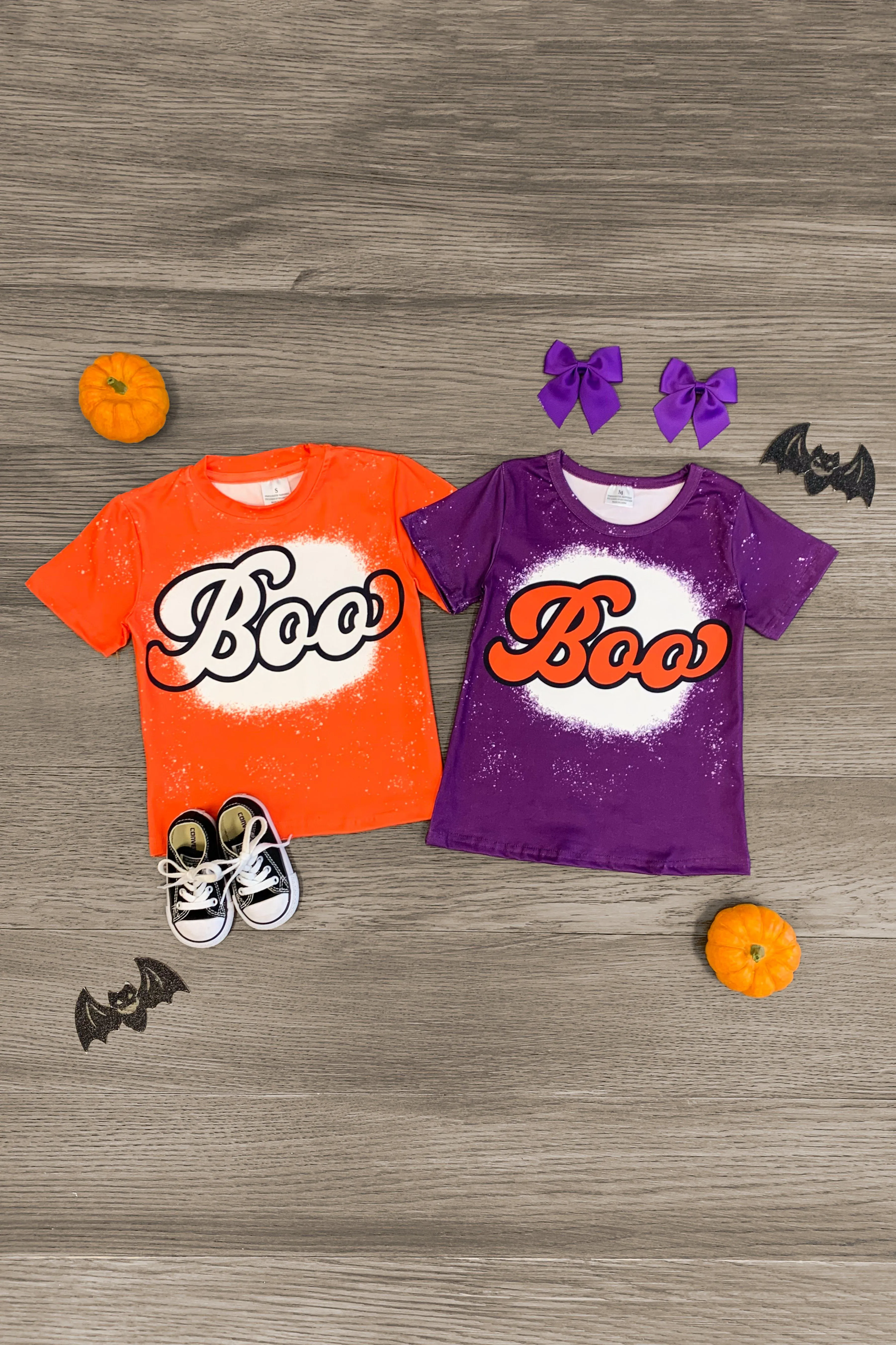 "BOO" Short Sleeve Top
