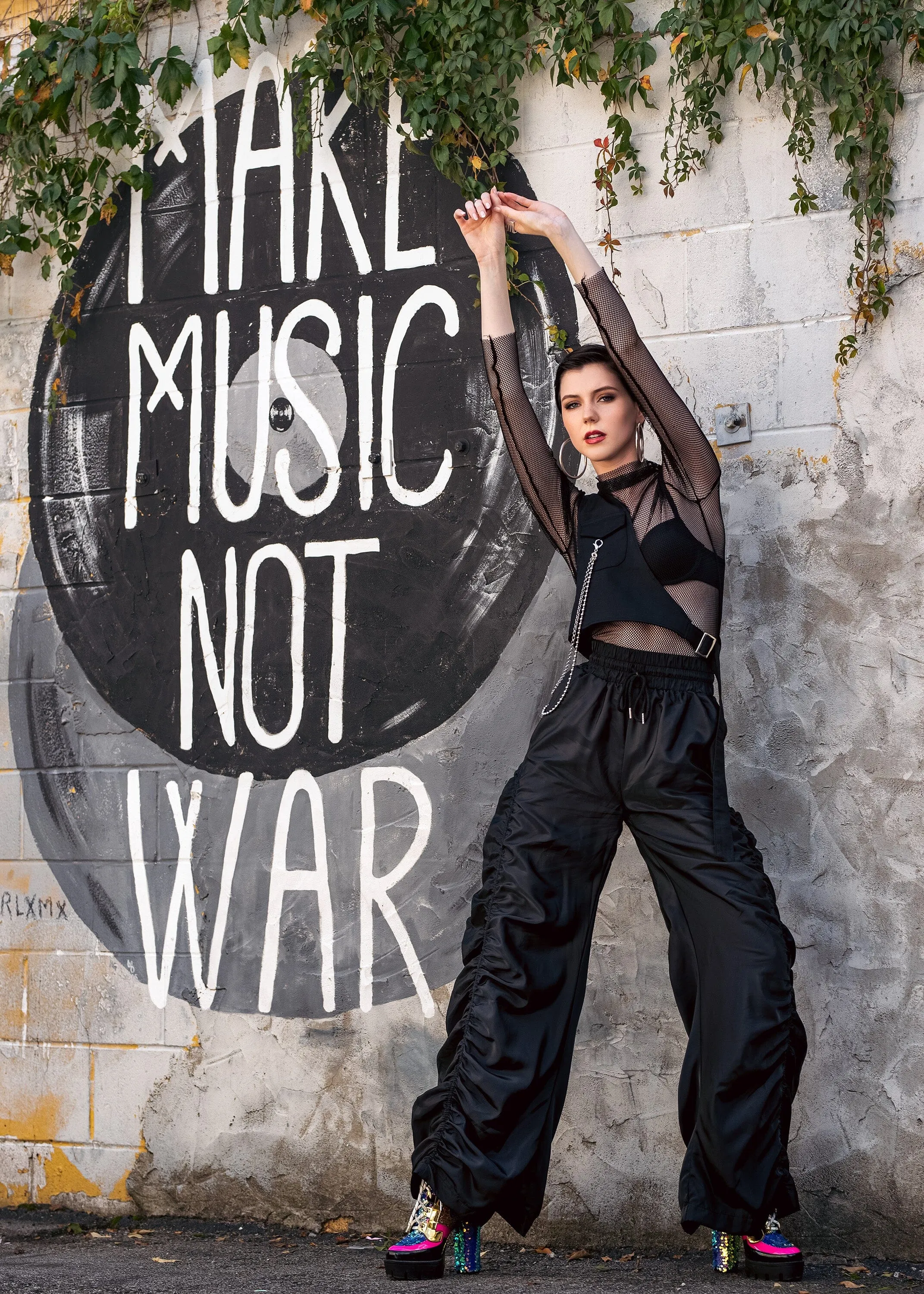 Side Cinched Parachute Pants