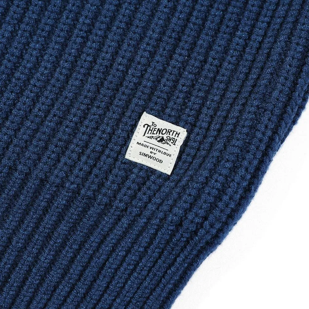 SIMWOOD Spring Winter New Sweater Men Raglan Sleeve Thick Warm