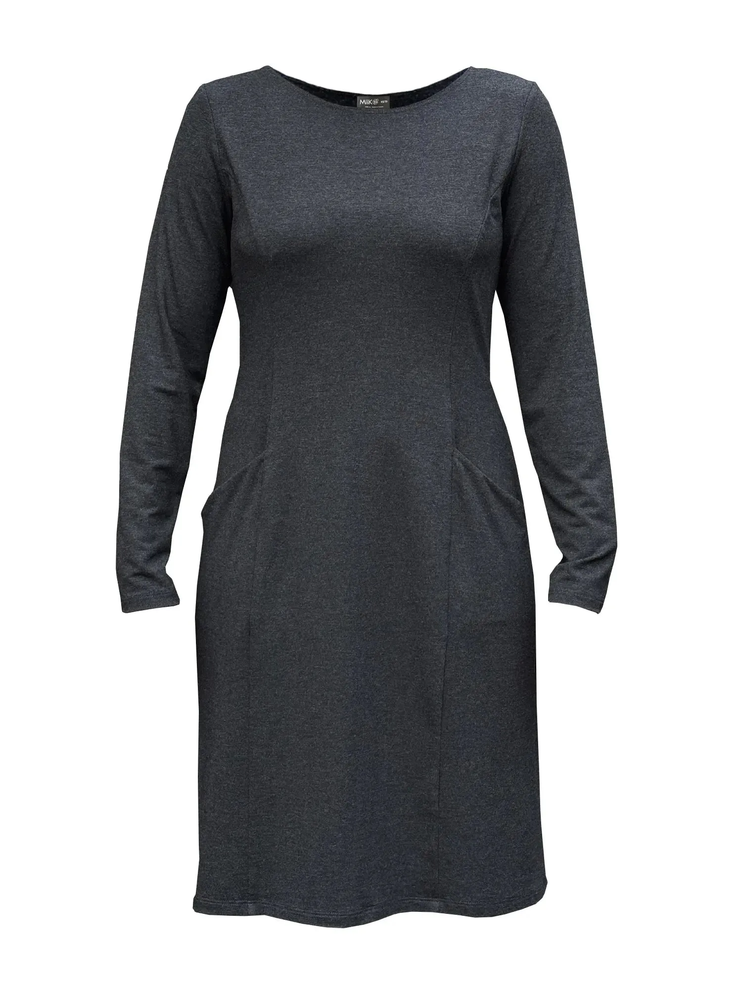 Soraya long sleeve scoop neck dress