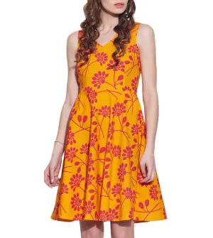 Women Apparels Cotton Printed Dress,Machine Washable,W-CPD36-1617, Size-36 Inch