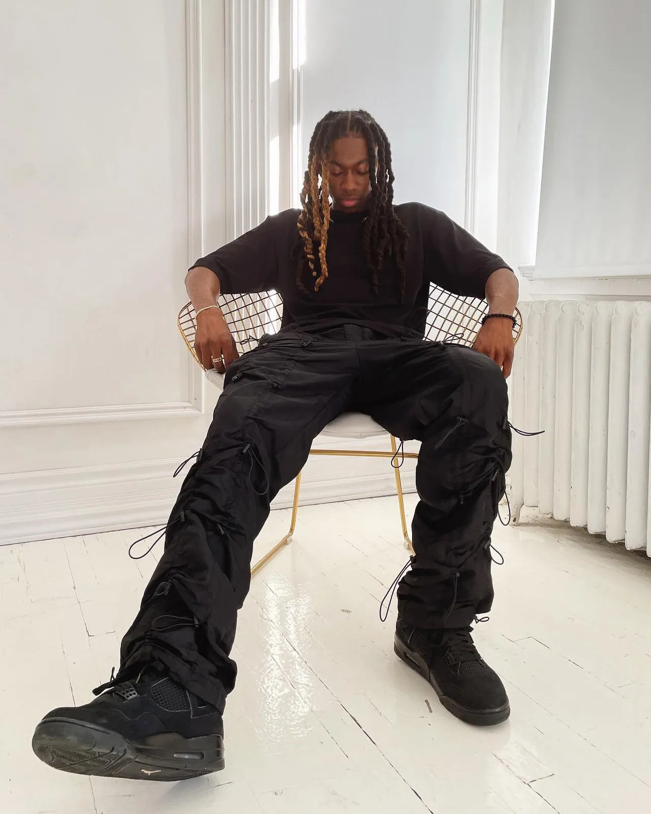 XXIII Bungee Cord Pants Black